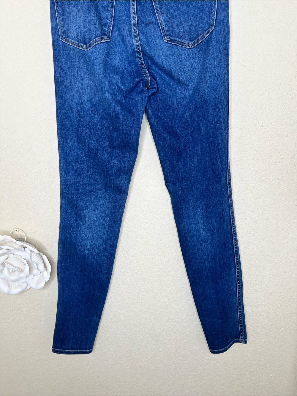 NTM: Madewell 10” High-Rise Skinny Jeans Danny Wash TENCEL Size 26 Tall - Picture 12 of 15